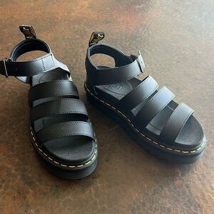 Dr. Martens Blaire Hydro Leather Strap Dandals